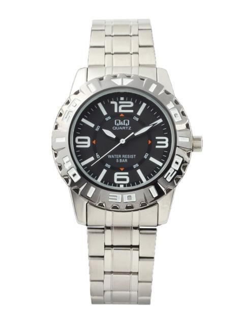 Q&Q Men Black Dial Watch Q672J405Y