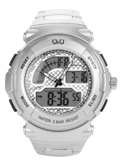 Q&Q Men Steel Digital Watch