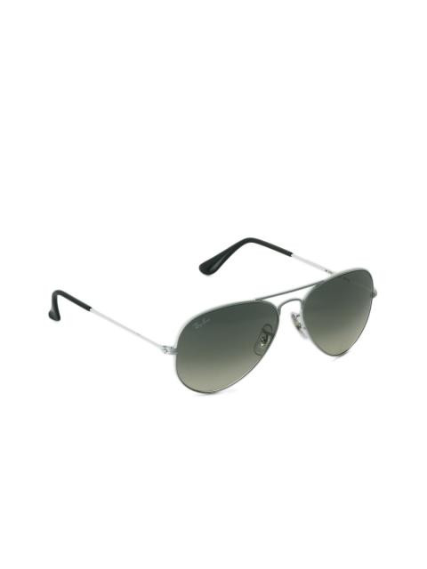Ray-Ban Men Aviator White Sunglasses