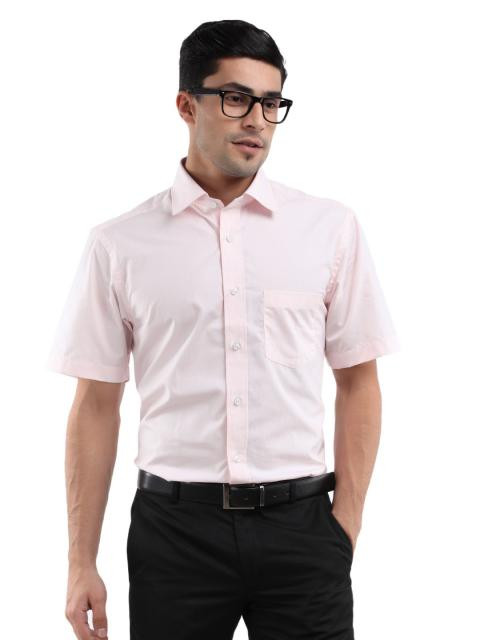 Reid & Taylor Men Pink Striped Shirt