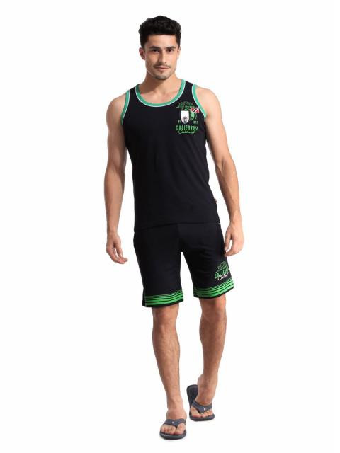 SDL by Sweet Dreams Men Navy Blue Pyjama Set