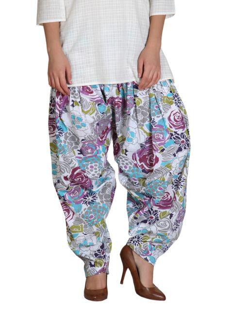 Shree Women Multi Coloured Patiala