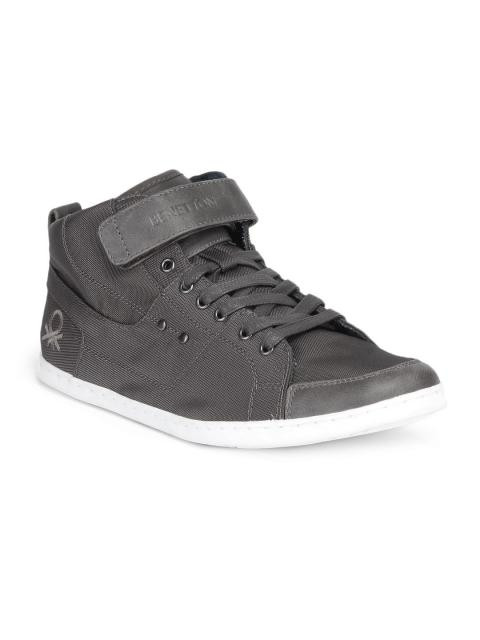 United Colors Of Benetton Men Grey Shoes