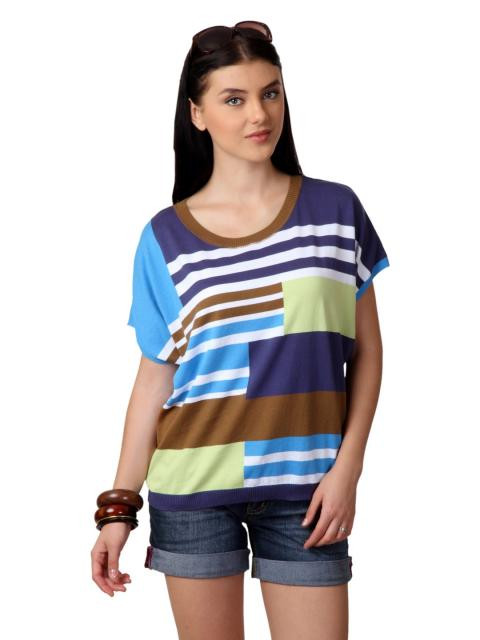 United Colors of Benetton Women Multi Coloured Top
