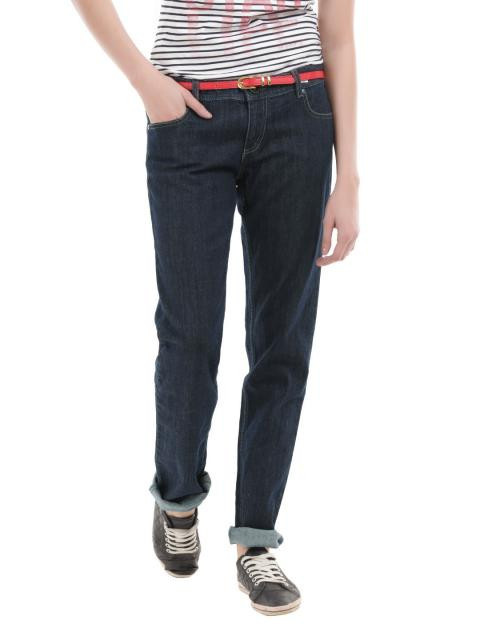 United Colors of Benetton Women Navy Blue Jeans