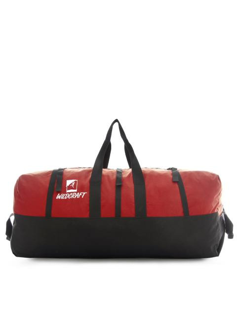 Wildcraft Unisex Black & Red Duffel Bag