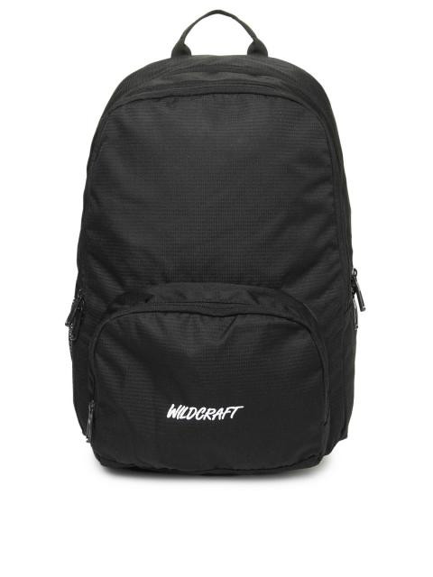 Wildcraft Unisex Black Backpack