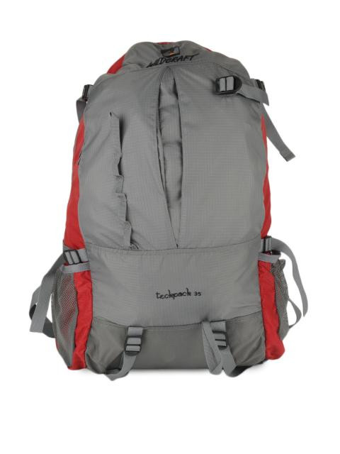 Wildcraft Unisex Red & Grey Techpack 35 Rucksack