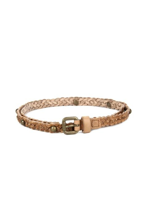 Wills Women Brown Braided Belt