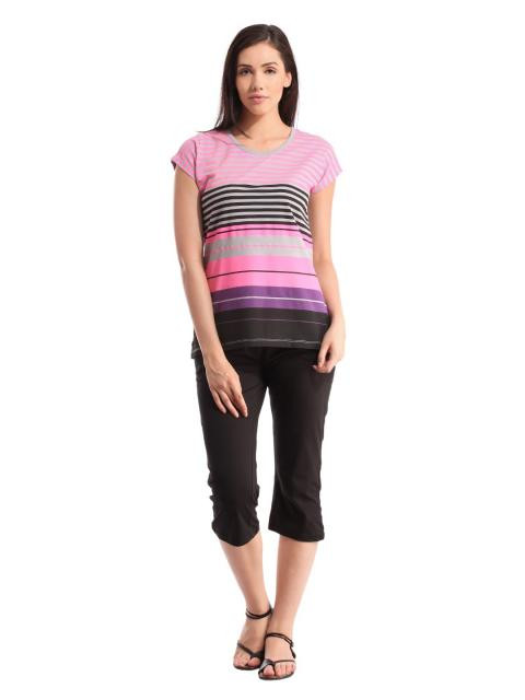 SDL by Sweet Dreams Women Pink Night suits