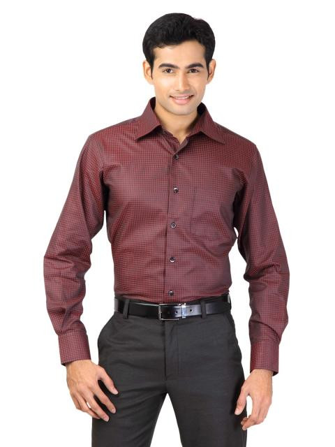 Genesis Men Check Red Shirts