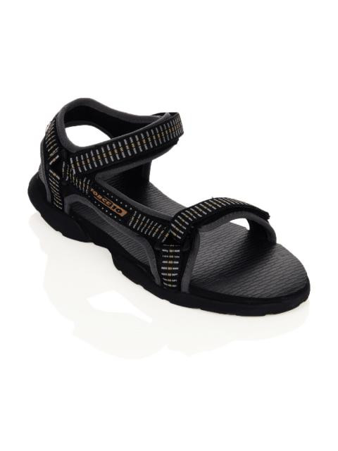 Force 10 Men Moser Black Sandals