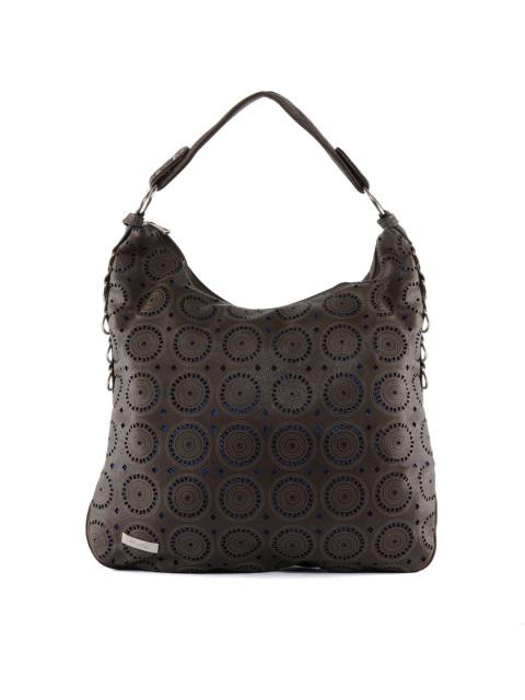 Murcia Women Laser Cut Brown Handbag