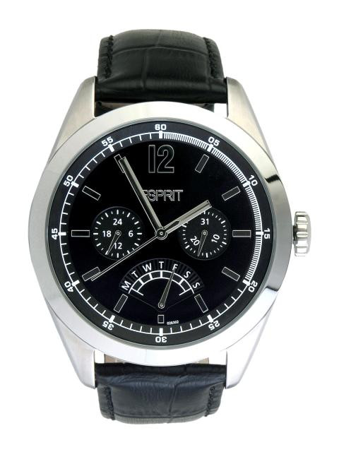 Esprit Men Avalance Black Steel Watches