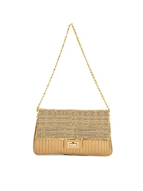 Rocia Women Gold Clutch