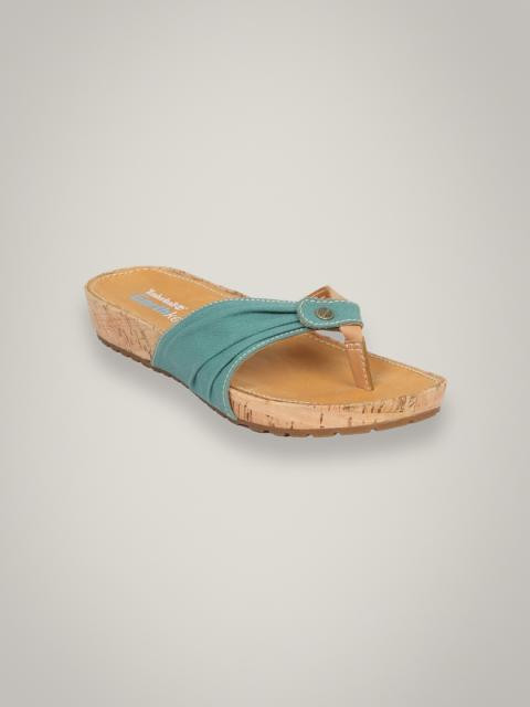 Timberland Women's Estela Umbrella Green Flip Flop