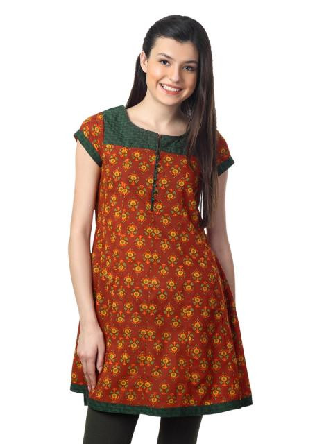 Mother Earth Women Red Kurta