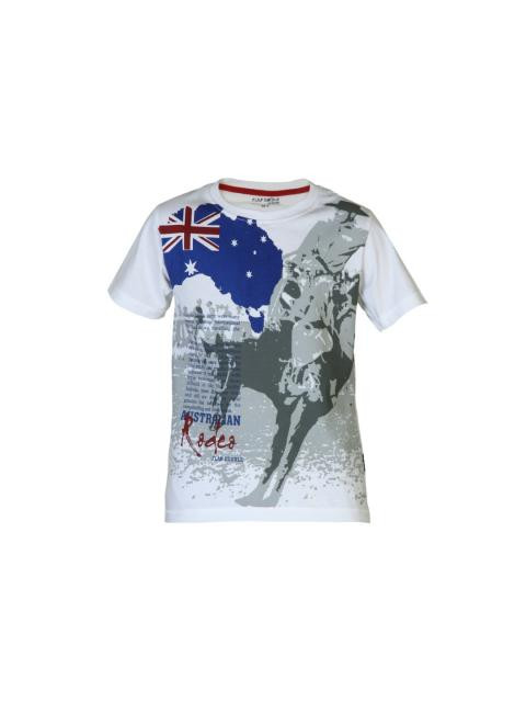 Doodle Boys Printed White T-shirt