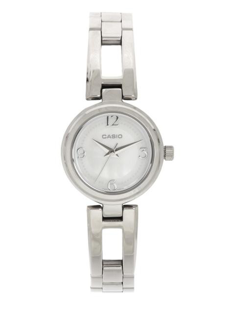 CASIO ENTICER Women Steel-Toned Dial Analogue Watch A633 