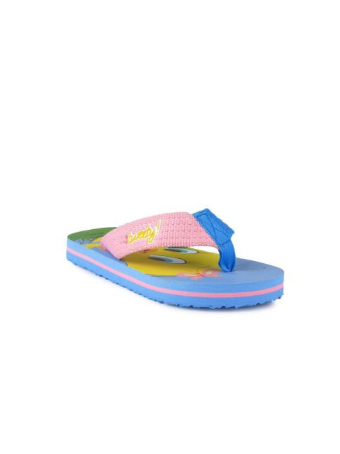 Warner Bros Kids Girls TW Flower Flops Blue Slippers