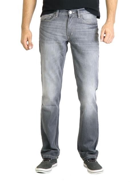 Locomotive Men Washed Grey Jeans