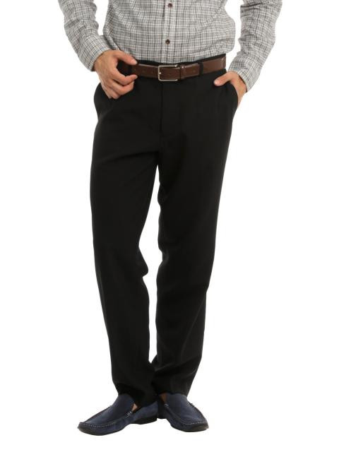 French Connection Men Black Trousers