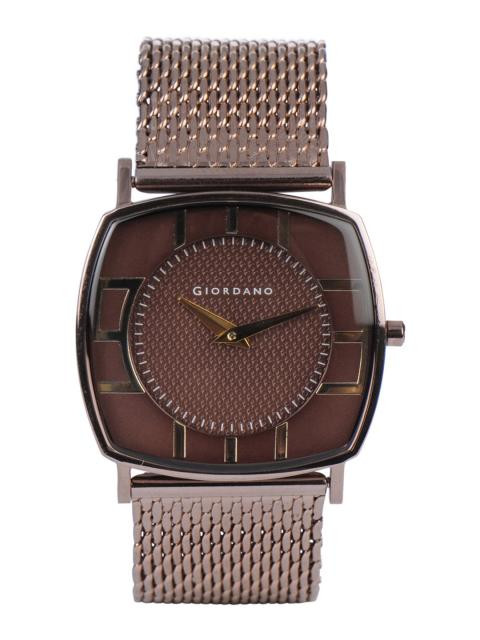 Giordano Men Bronze Dial Watch
