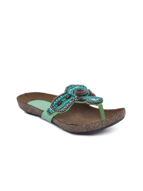 Catwalk Women Casual Green Flats