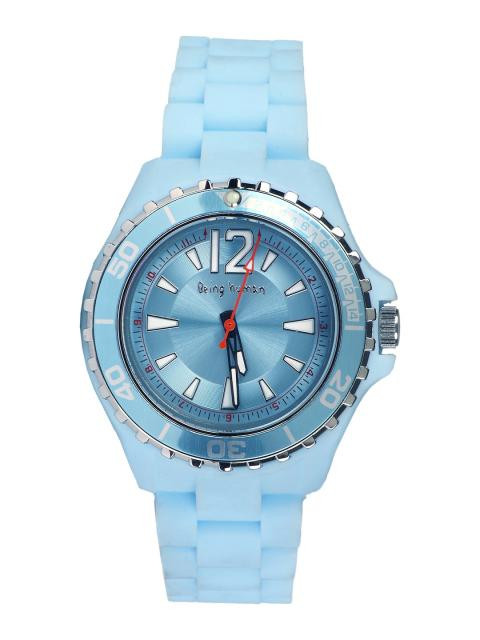 Being Human Women Silicon Strap Blue Watch