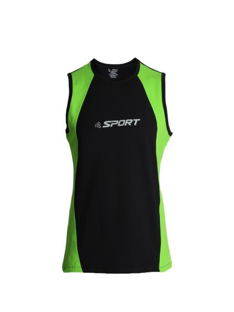 Jockey Men Black Innerwear Vest