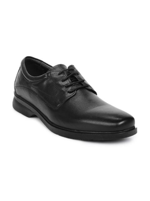Franco Leone Men Black Formal Shoes
