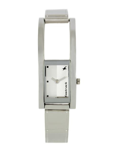 Fastrack Women Silver Dial Watch