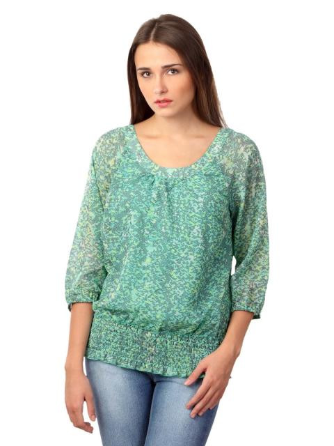 Vero Moda Women Bale Green Top