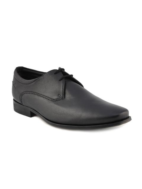 Clarks Men Black Leather Derbys