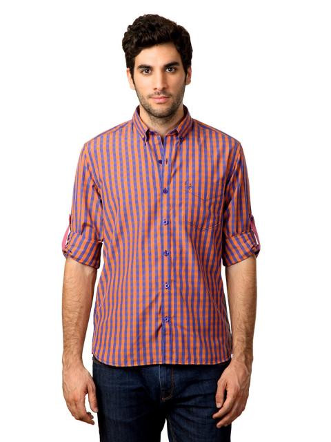 John Players Men Retro Beat Blue Shirt