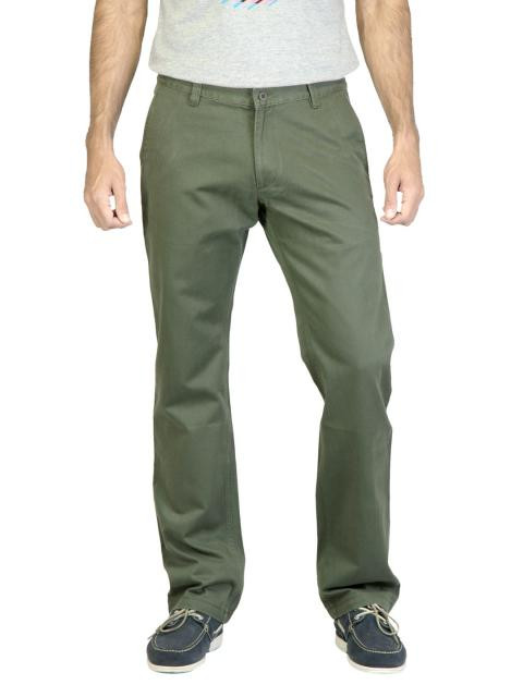 Highlander Men Olive Trousers
