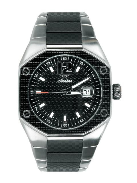 Carrera Men Dial steel finish patch Silver Watches