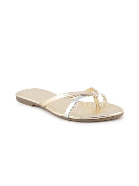 Clarks Women Leather Silver Flats