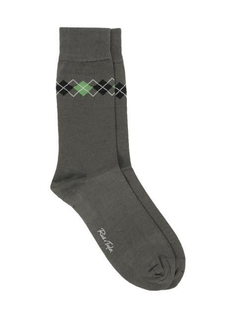 Reid & Taylor Men Grey Socks