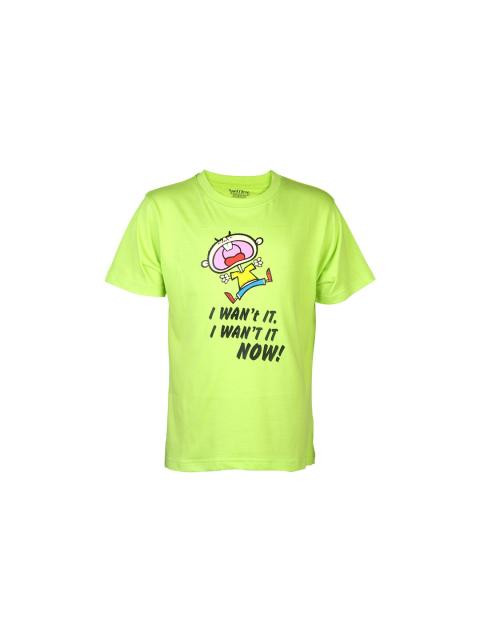 Tantra Unisex Printed Green Tshirts