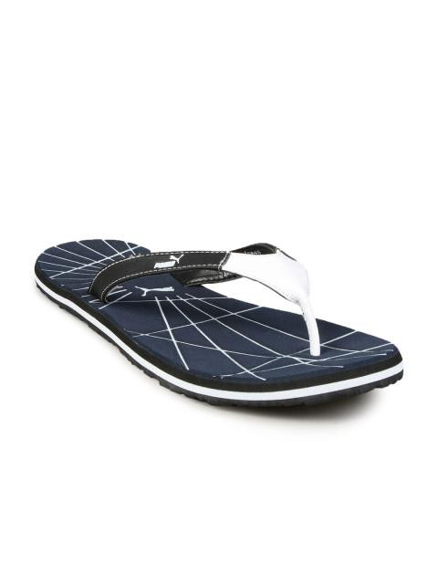 Puma Men's Webster Navy Grey Flip Flop