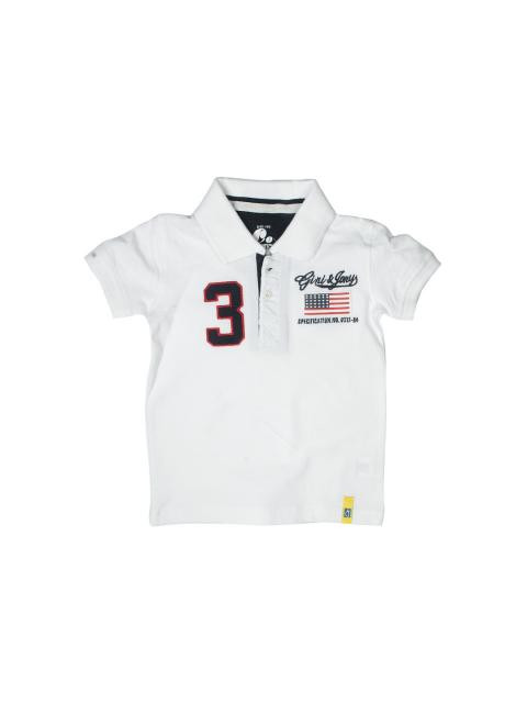 Gini and Jony Boys White T-shirt