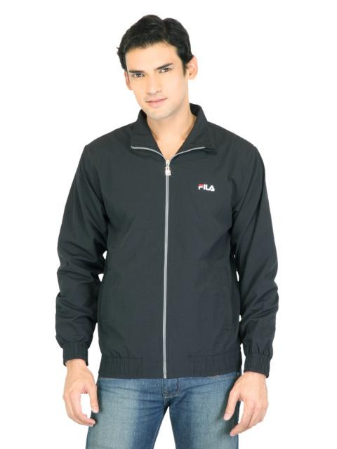 Fila Men Solid Black Jacket