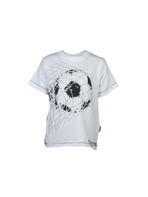 Doodle Kids Boys Soccer White T-Shirt