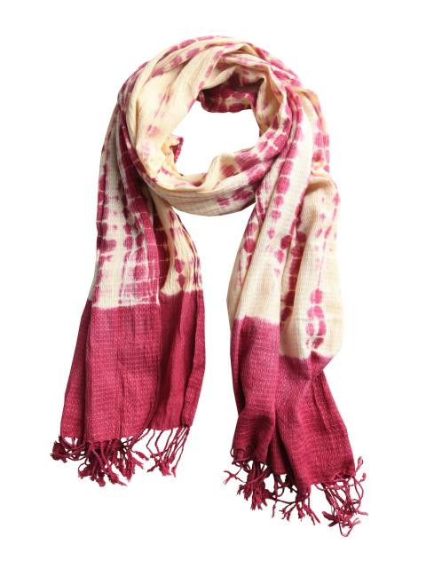 Femella Women Printed Yellow Scarf