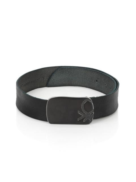 United Colors of Benetton Men Leather Black Belt