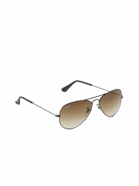 Ray-Ban Men Aviator Steel Sunglasses