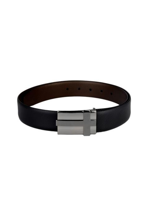 Lino Perros Men Black Leather Belt