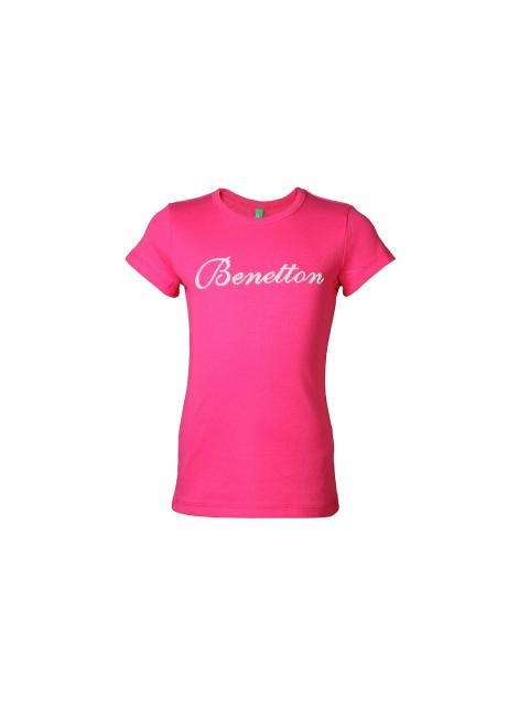 United Colors of Benetton Kids Girls Pink Top