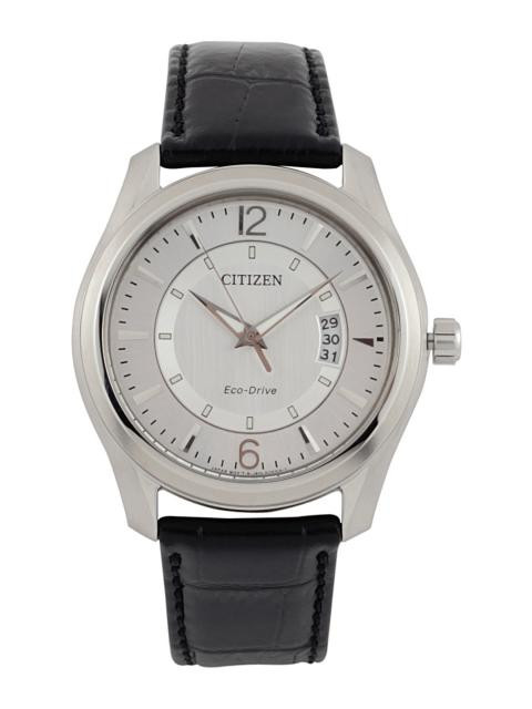 Citizen Men White Dial Eco-Drive Watch